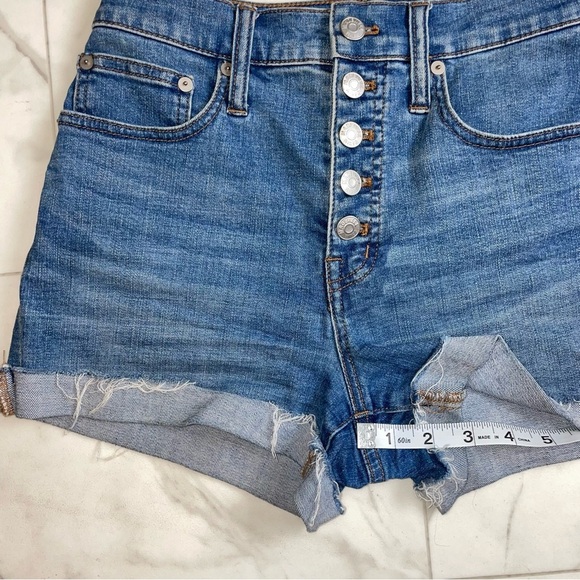 Madewell High-Rise Denim Shorts Stretch 24 - Picture 4 of 8